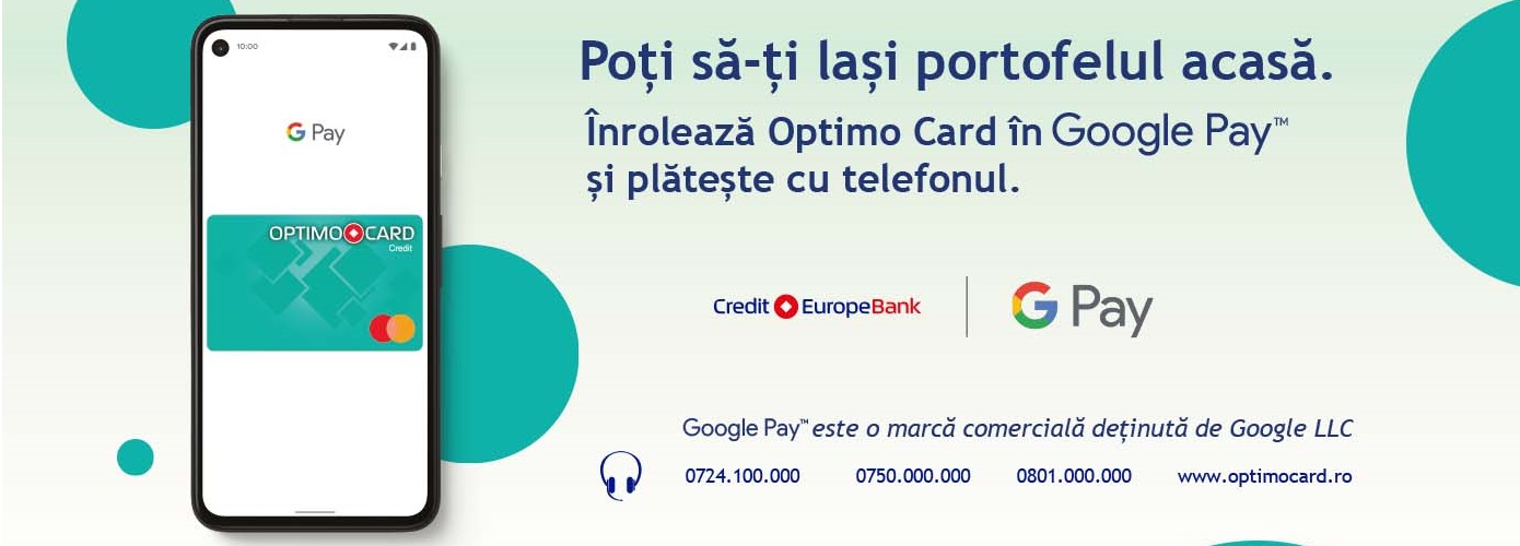 Credit Europe Bank prezinta: Google Pay!